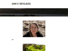Tablet Screenshot of anndevilbiss.com